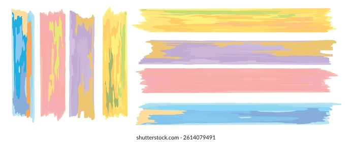 Brush stroke vector and background. Grunge banners Vector illustration. eps 10.