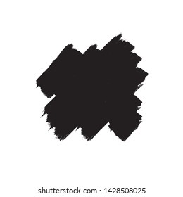 Brush Stroke . Vector Logo Design Template 