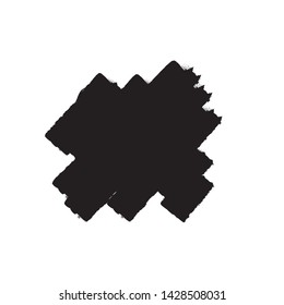 Brush Stroke . Vector Logo Design Template 