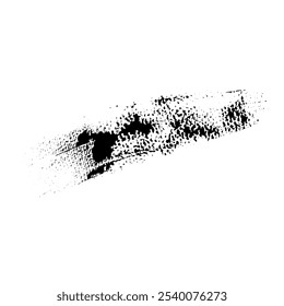 Brush stroke vector. Brush texture. Grunge design element. Isolated brush stroke.