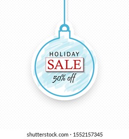 Brush Stroke VectorBulb stock illustration Abstract Advertisement Holiday sale banner
