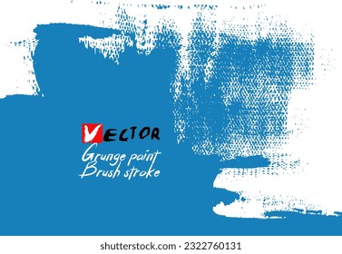 brush stroked design painted background, Grunge Paint Vector brush Stroke, grunge design and decor  isolated on a white background
