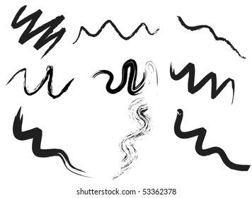 brush strokes