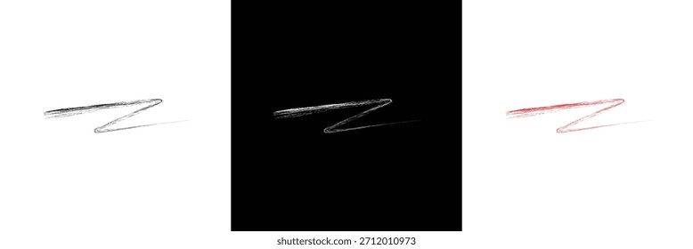 Brush strokes , abstract grunge texture . Artistic design element, paint smear, ink splatter, creative graphic element. Vector illustration. isolated on white and black background. EPS 10.