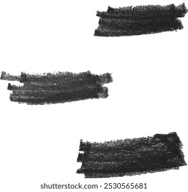 Traçados de pincel. Fundo pintado à mão abstrato. Pincel definido. Elementos de design Grunge. Caixas de texto de retângulo. Objetos pintados de grungy. 