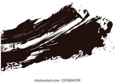 Brush strokes. Abstract hand painted watercolor background. Paintbrush set. Grunge design elements. Rectangle text boxes. Dirty distress texture banners. Grungy painted objects. Original