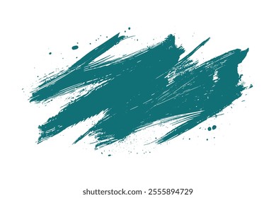 Brush strokes. Abstract hand painted watercolor background. Paintbrush set. Grunge design elements. Rectangle text boxes. Dirty distress texture banners. Grungy painted objects. Original