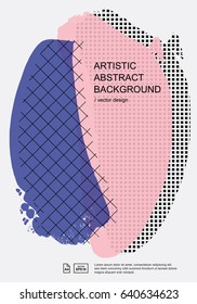 Brush strokes background. Hand Drawn texture. Design for banner, poster, card, invitation, placard, brochure, flyer.