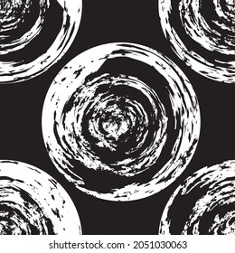Brush strokes Circle pattern design suitable for fashion prints, graphics, backgrounds