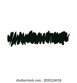 Brush strokes. Design element for banner, poster, packaging, postcard, web design. Hand Drawn vector illustration.