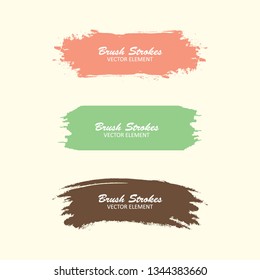 brush strokes element
