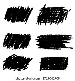 Brush strokes. Grunge design elements. Text boxes. Thin dirty distress texture banners.
