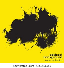 Pulsaciones de pincel. Ilustraciones dibujadas a mano. Se puede usar para publicidad, banners, tarjetas, portada de libros, folletos, decoración, afiches, plantillas de cabecera web, etc.
