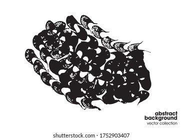 Pulsaciones de pincel. Ilustraciones dibujadas a mano. Se puede usar para publicidad, banners, tarjetas, portada de libros, folletos, decoración, afiches, plantillas de cabecera web, etc.