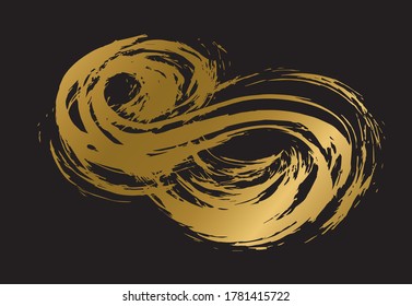 Brush strokes. Hand drawn illustrations. Usable for advertisement, banners, card, book cover, brochure, decoration, poster, web header template and etc.
