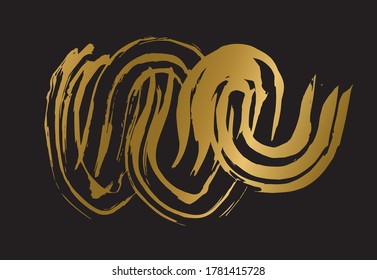 Pulsaciones de pincel. Ilustraciones dibujadas a mano. Se puede usar para publicidad, banners, tarjetas, portada de libros, folletos, decoración, afiches, plantillas de cabecera web, etc.