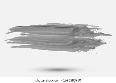 Brush strokes hand-painted. Grunge Brush texture. Logo Design Template. Underlining and formatting page borders. Vector illustration EPS 10.