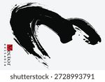 brush strokes letter M, Brush stroke and texture, grunge paint element, brush stroke art, Ink paint on brochure, black ink brush stroke on white background. Design elements.eps