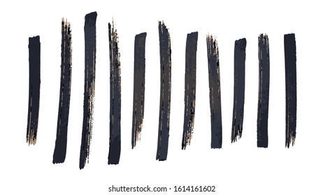 Brush strokes, marker design element with colors in it