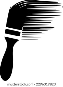 Brush Strokes | Minimalist and Simple Silhouette - Vector illustration