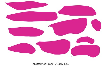 brush strokes for the name of the book and the pink color design blends with the white background illustrator vector