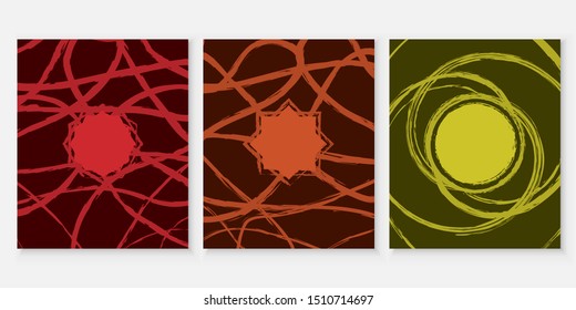 Brush strokes on a dark background. Grunge, painting, sketch.