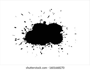 brush strokes paint background ink black
