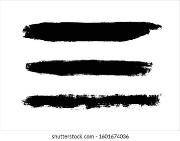 brush strokes paint background ink black