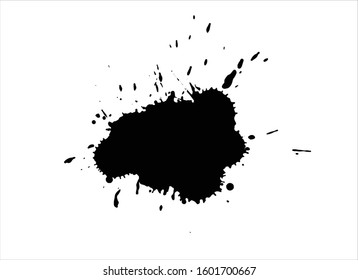 brush strokes paint background ink black