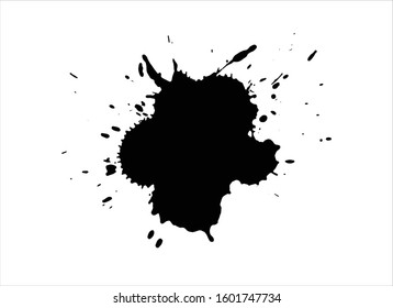 brush strokes paint background ink black