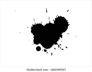 brush strokes paint background ink black