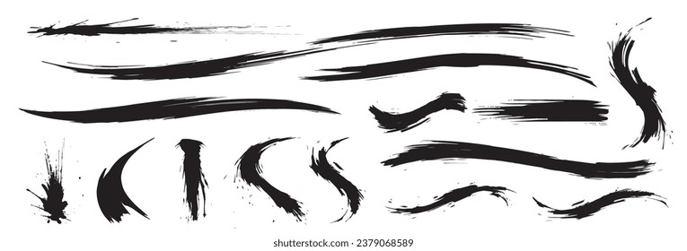 Brush strokes perfect for New Year's designs