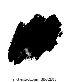 Brush strokes with rough edges. Abstract background. Vector illustration.