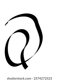 Brush strokes for samples on a white background