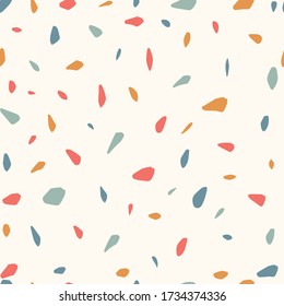 Brush strokes seamless background. Soft, cozy colors. Vector seamless pattern, can be used for fabrics, wallpaper, web, wrapping paper, card and more.