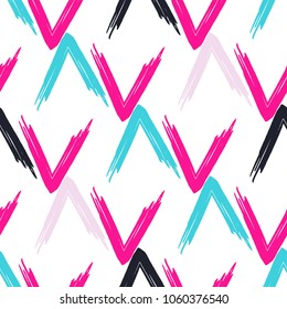 Brush Strokes Seamless Pattern Background 