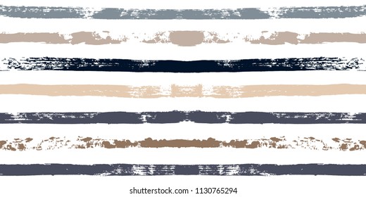 brush strokes Seamless pattern. vector striped graphic background. grunge stripe, male paintbrush line. funky texture lines backdrop. Autumn Colors Brown, Grey, White, Ocher, black, orange ink Stripes