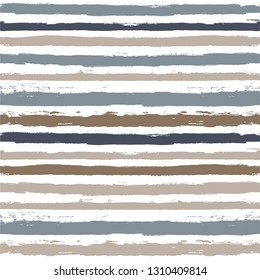 brush strokes Seamless pattern. vector striped graphic background. grunge stripe, male paintbrush line. funky texture lines backdrop. Autumn Colors Brown, Grey, White, Ocher, black, orange ink Stripes