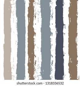 brush strokes Seamless pattern. vector striped graphic background. grunge stripe, male paintbrush line. funky texture lines backdrop. Autumn Colors Brown, Grey, White, Ocher, black, orange ink Stripes