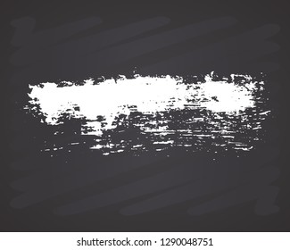 Brush strokes Set hand drawn grunge texture vector illustration isolated on white background.
