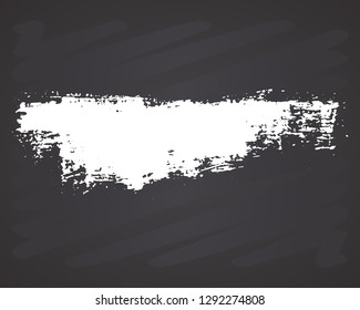 Brush strokes Set hand drawn grunge texture vector illustration isolated on white background.