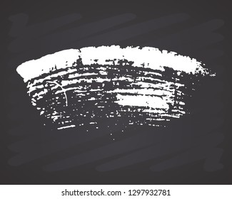 Brush strokes Set hand drawn grunge texture vector illustration isolated on white background.