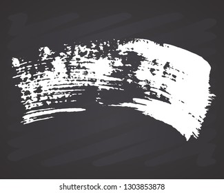 Brush strokes Set hand drawn grunge texture vector illustration isolated on white background.