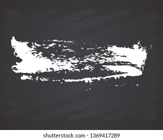Brush strokes Set hand drawn grunge texture vector illustration isolated on white background.