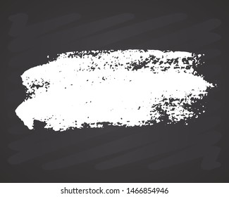 Brush strokes Set hand drawn grunge texture vector illustration isolated on white background.