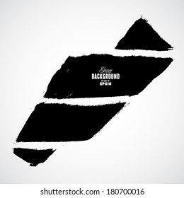Brush Strokes - Set - Isolated On White Background - Vector Illustration, Graphic Design Editable For Your Design