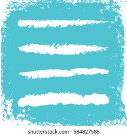 brush strokes set for web design