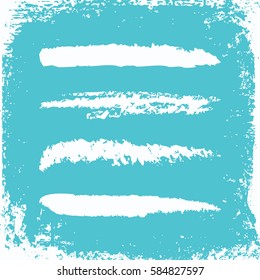 brush strokes set for web design