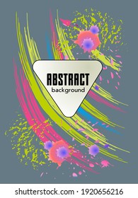 Сovers with brush strokes and splashes for books, magazines, catalogs. Universal abstract layouts.