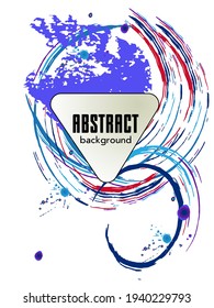 Сovers with brush strokes and splashes for books, magazines, catalogs. Universal abstract layouts.